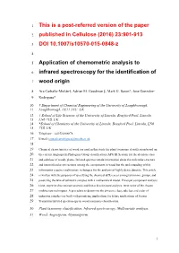 This Is a Post-Referred Version of the Paper Published in Cellulose (2016