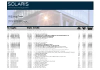 2019 Voting Record As at 30 June 2019