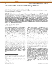 Cofactor Dependent Conformational Switching of Gtpases