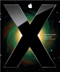 Podcast Producer Administration for Version 10.5 Leopard