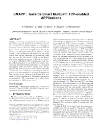 SMAPP : Towards Smart Multipath TCP-Enabled Applications