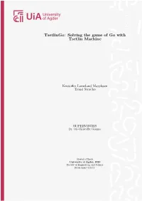 Tsetlingo: Solving the Game of Go with Tsetlin Machine