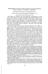 Viral Envelope Are Controlled by the Helper Virus Used to Activate The