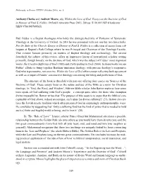 189 Anthony Clarke and Andrew Moore, Eds. Within the Love of God