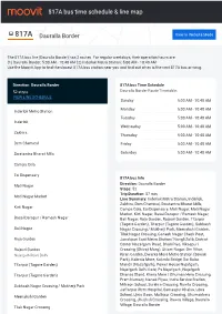 817A Bus Time Schedule & Line Route