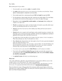Dear Author, Here Are the Proofs of Your Article. • You Can Submit Your Corrections Online, Via E-Mail Or by Fax. • for On