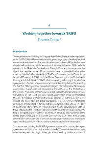 The Making of the TRIPS Agreement: Personal Insights from the Uruguay