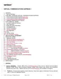Virtual Communications Express +