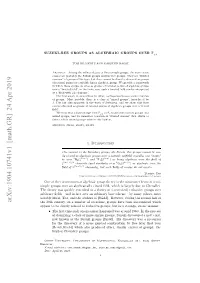 Arxiv:1904.10741V1 [Math.GR]
