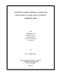 Biotin and Development of Some Useful Synthetic Methodologies