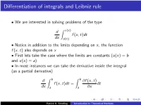Introduction to Theoretical Methods Example