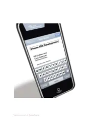 Iphone SDK Development Building Iphone Applications