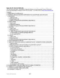 Regional Analysis Methods and Results – Draft Final Document