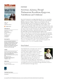 Sovietistan. a Journey Through Turkmenistan, Kazakhstan, Kyrgyzstan, Tadzhikistan and Uzbekistan