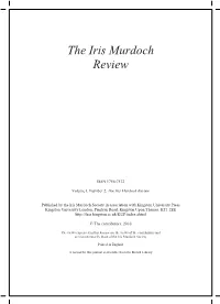 The Iris Murdoch Review