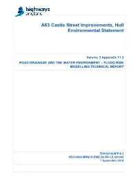 A63 Castle Street Improvements, Hull Environmental Statement