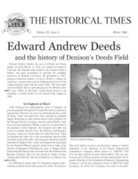 Edward Andrew Deeds