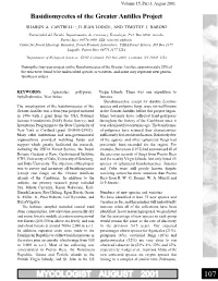 Basidiomycetes of the Greater Antilles Project