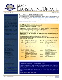 Legislative Update Volume 21, No