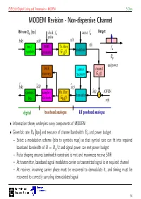 MODEM Revision
