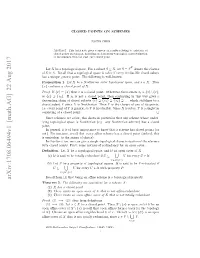 Arxiv:1708.06494V1 [Math.AG] 22 Aug 2017 Proof