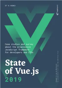 State of Vue.Js