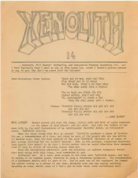And Innovative Fanzine Assembler 101, Or: What I Want