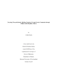 Foreign Teacher Networks and Community Folklore in Sout