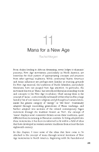 Mana for a New Age Rachel Morgain