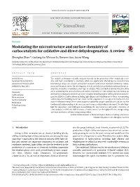 Modulating the Microstructure and Surface Chemistry of Carbocatalysts for Oxidative and Direct Dehydrogenation: a Review