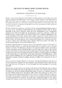 The Ascent of 'Kerala Model' of Public Health