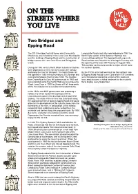 Two Bridges and Epping Road