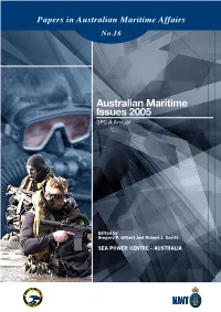 Australian Maritime Issues 2005 SPC-A Annual Issues 2005 SPC-A Annual Edited by Gregory P