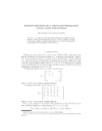 Explicit Spectrum of a Circulant-Tridiagonal Matrix with Applications