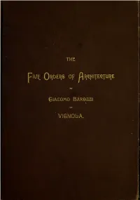 The Five Orders of Architecture