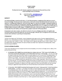 A WHITE PAPER EXPLAINING the Need for The