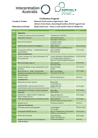 Conference Program