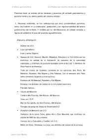Turismo Gastronómico] 4.5 Análisis Del Sistema Turístico De La Provincia