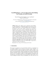 A Novel Approach for Interlinking User Profiles on Social Networks
