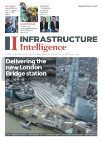 Andy Walker, Editor: Andy Walker 07791 997602 Editor, Infrastructure Intelligence Awalker@Infrastructure-Intelligence.Com