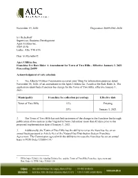 Disposition 26099-D01-2020 Apex Acknowledgment of Rate Rider A