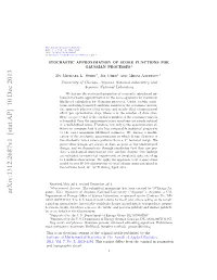 Stochastic Approximation of Score Functions for Gaussian Processes