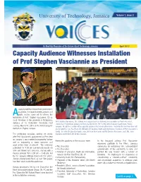 University of Technology, Jamaica Volume 1, Issue 2