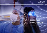 ASMI 2020 Annual Report