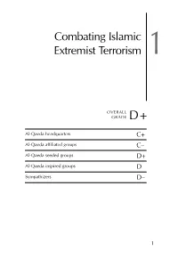 Combating Islamic Extremist Terrorism 1