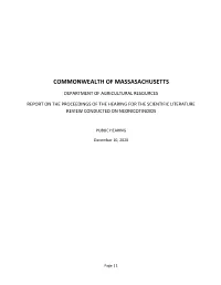 Commonwealth of Massasachusetts