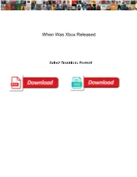 When Was Xbox Released