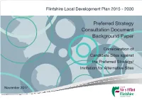 Consideration of Candidate Sites Against the Preferred Strategy/ Invitation for Alternative Sites