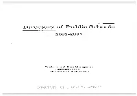Directory of Public Schools