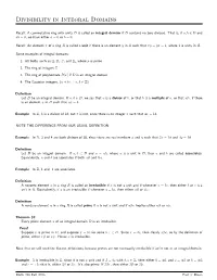 Divisibility in Integral Domains